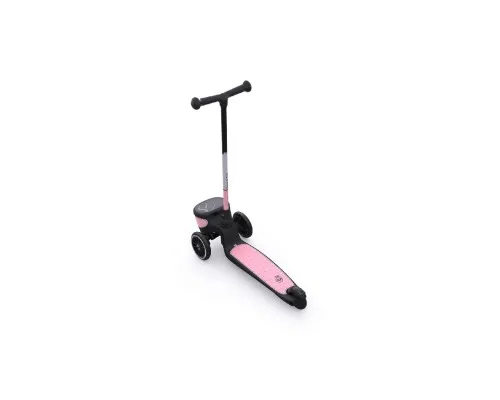 Самокат Scoot&Ride Highwaykick-2 со светящимися колесами розовый (SR-210201-ROSE)