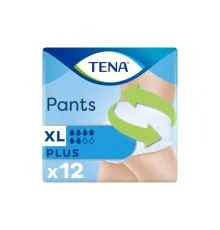 Подгузники для взрослых Tena Pants Plus XL 12 (7322540587555)