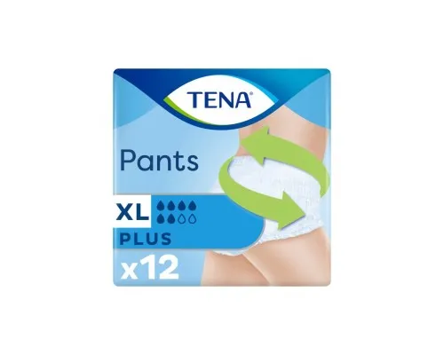 Подгузники для взрослых Tena Pants Plus XL 12 (7322540587555)