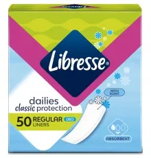 Щоденні прокладки Libresse Dailies Classic Protection Deo 50 шт. (7322540261455)