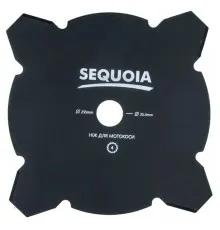 Ніж для тримера SEQUOIA 4-х зубчастий, 255 мм, 25.4 мм (GB4-255)