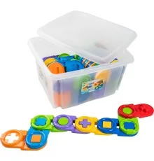 Розвиваюча іграшка Tigres пазл Дитяче доміно 64 елемента в контейнері (39551)