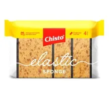 Губки кухонні Chisto Elastic Sponge 4 шт. (4823098409014)