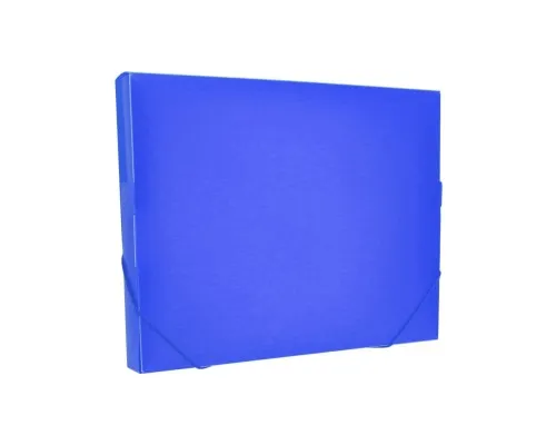 Папка на резинках Optima А4 30 мм, синя (O35616-02)
