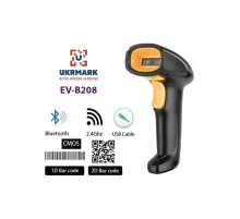 Сканер штрих-кода UKRMARK EV-B208 2D, Bluetooth, USB (UEVB208)