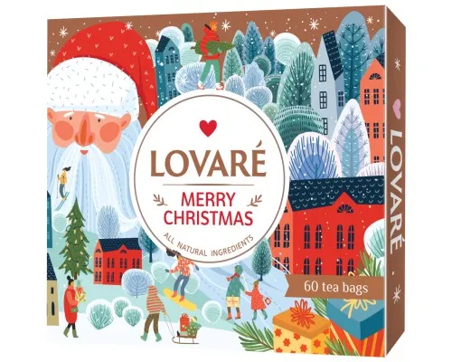 Чай Lovare Merry Christmas 12 видов по 5 шт (lv.03285)