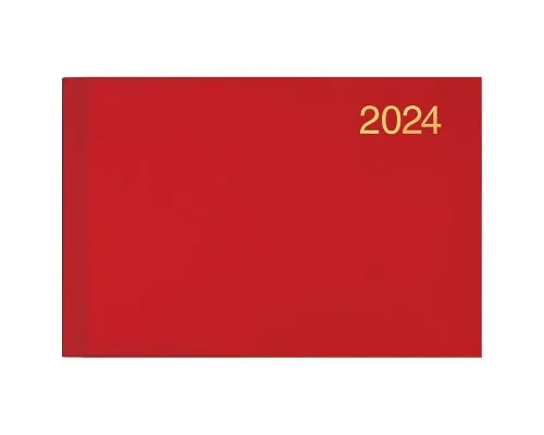 Тижневик Brunnen датований 2024 кишеньковий Miradur Червоний A6 72 аркуші (73-755 60 204)