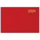 Еженедельник Brunnen датированный 2024 карманный Miradur Красный A6 72 листа (73-755 60 204)