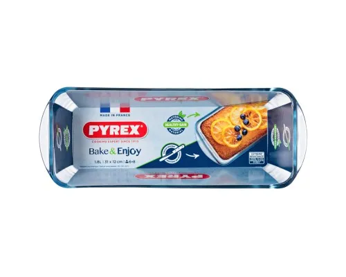 Форма для выпечки Pyrex BakeEnjoy 31 x 12 x 8 см 1.7л для хліба та кексу (836B000/8044)