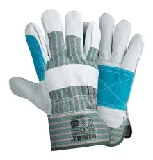 Защитные перчатки Sigma комбинированные замшевые р10.5, класс ВС (усиленная ладонь) (9448401)