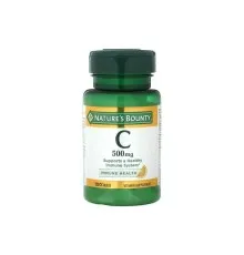Вітамін Mason Natural Вітамін C, 500 мг, Vitamin C, Nature's Bounty, 100 таблеток (NRT-01510)