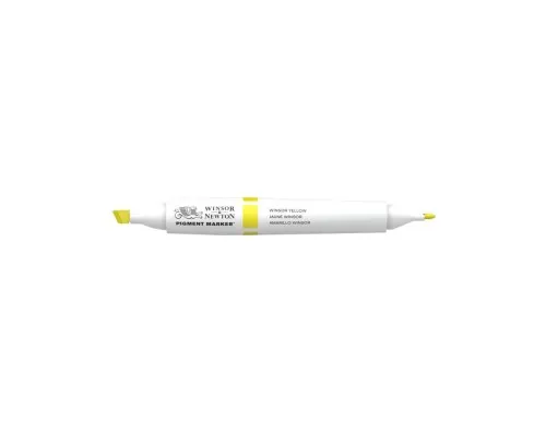 Маркер Winsor&Newton двусторонний Pigment marker (730) Желтый Винзор (884955039717)