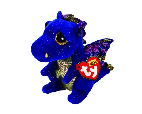 Мягкая игрушка Ty Beanie Boos Дракон SAFFIRE 15 см (36879)