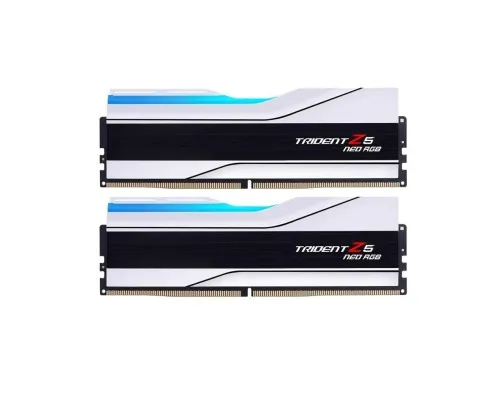 Модуль памяти для компьютера DDR5 32GB (2x16GB) 6400 MHz Trident Z5 Neo RGB Matte White G.Skill (F5-6400J3239G16GX2-TZ5NRW)