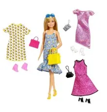 Лялька Barbie з нарядами (JCR80)
