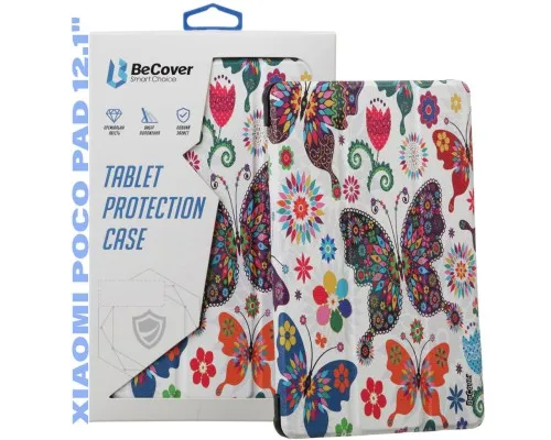 Чохол до планшета BeCover Smart Case Xiaomi Poco Pad 12.1" Butterfly (711567)