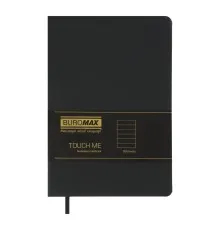 Книга записна Buromax TOUCH ME А5 96 аркушів лінія, чорний (BM.295202-01)