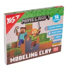 Пластилин Yes Minecraft 16 цветов 320 г (540674)