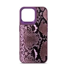 Чехол для мобильного телефона Harder Genuine Snake Apple iPhone 15 Pro Max Dark Purple (ARM76785)