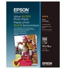 Фотобумага Epson 10х15 Value Glossy Photo (C13S400039)