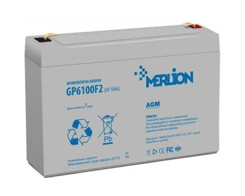 Батарея до ДБЖ Merlion 6V-10Ah (GP6100F2)