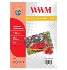 Фотопапір A3 Premium WWM (G180.A3.20.Prem)