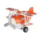Спецтехника Same Toy Самолет металический инерционный Aircraft оранжевый (SY8013AUt-1)