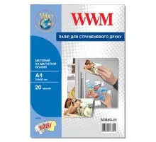 Фотопапір WWM A4 magnetic, matte, 20л (M.MAG.20)