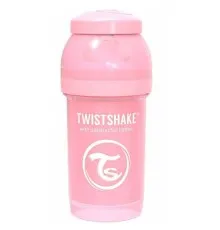 Бутылочка для кормления Twistshake антиколиковая 78249 светло-розовая 180 мл (69856)