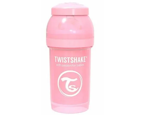Бутылочка для кормления Twistshake антиколиковая 78249 светло-розовая 180 мл (69856)