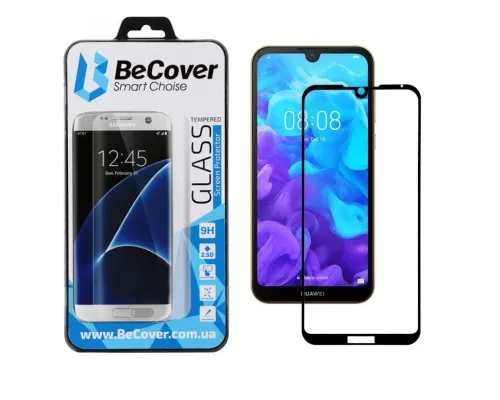 Скло захисне BeCover Huawei Y5 2019 Black (703832)