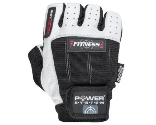 Перчатки для фитнеса Power System Fitness PS-2300 L Black/White (PS-2300_L_Black-White)