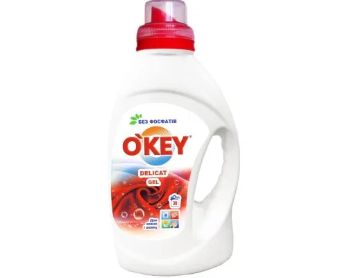 Гель для прання OKEY Delicat 1.5 л (4820049381771)