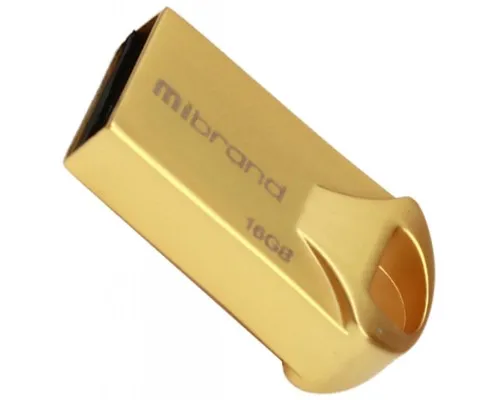 USB флеш накопитель Mibrand 16GB Hawk Gold USB 2.0 (MI2.0/HA16M1G)