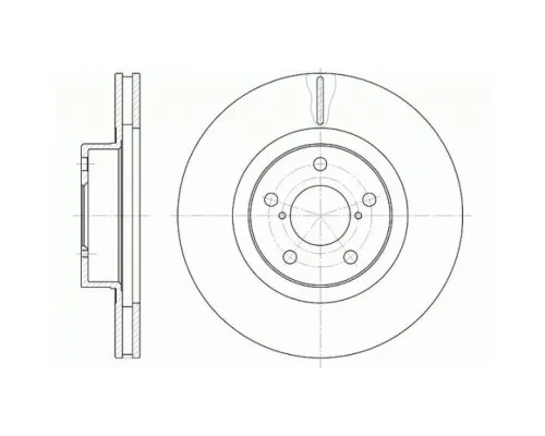 Гальмівний диск REMSA 6715.10