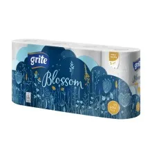 Туалетная бумага Grite Blossom 3 слоя 8 рулонов (4770023348675/4770023346749)