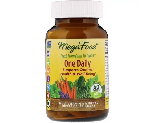 Мультивитамин MegaFood Мультивитамины One Daily, 60 таблеток (MGF-10151)
