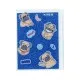 Блокнот Kite силиконовая обложка, 80 л., Blue dogs (K22-462-4)