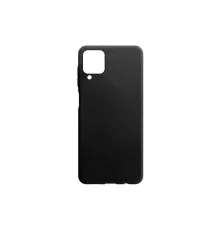 Чехол для мобильного телефона Drobak Liquid Silicon Case для Samsung Galaxy A12 Black (707011)