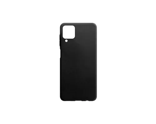 Чехол для мобильного телефона Drobak Liquid Silicon Case для Samsung Galaxy A12 Black (707011)