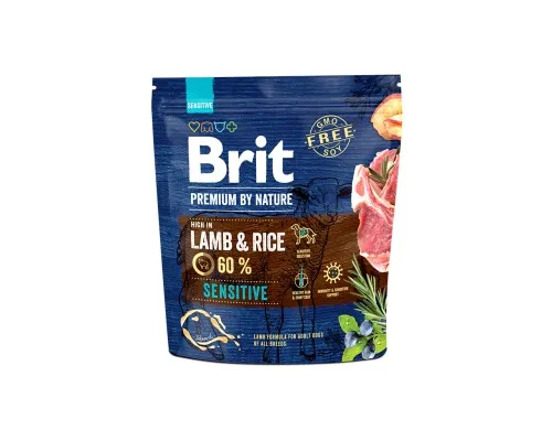 Сухий корм для собак Brit Premium Dog Sensitive Lamb 1 кг (8595602526611)