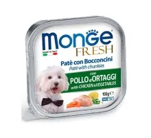 Консерви для собак Monge DOG FRESH курка з овочами 100 г (8009470013031)