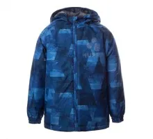 Куртка Huppa CLASSY 17710030 темно-синій з принтом 92 (4741468942537)