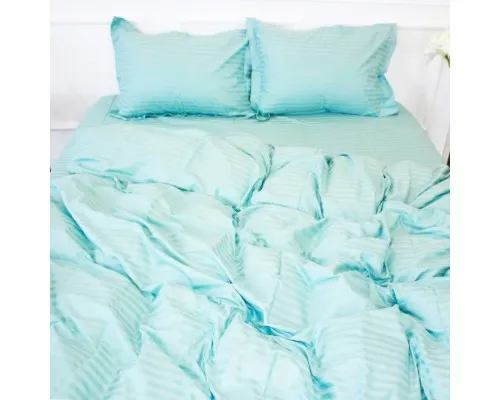 Підковдра MirSon Satin Stripe 30-0015 Green Wave 220х240 см (2200005253410)