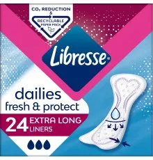 Щоденні прокладки Libresse Dailies Fresh Extra Long 24 шт. (7322540062656)