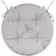 Подушка на стілець Ardesto Oliver сірий, D-40см 100% бавовна (ART03OD)