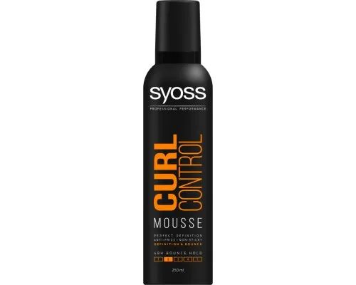 Мус для волосся Syoss Curl Control з довготривалим контролем кучерів Фіксація 2 250 мл (9000101681536)