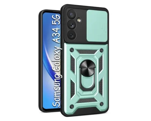Чохол до мобільного телефона BeCover Military Samsung Galaxy A34 5G SM-A346 Dark Green (709139)