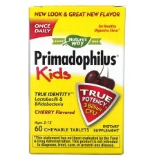 Пробиотики Nature's Way Пробиотики для детей от 2 до 12 лет, 3 млрд КОЕ, вкус вишни (NWY-11035)