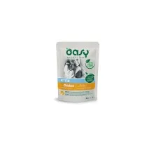 Влажный корм для кошек OASY Kitten с курицей 85 г (8053017343686)